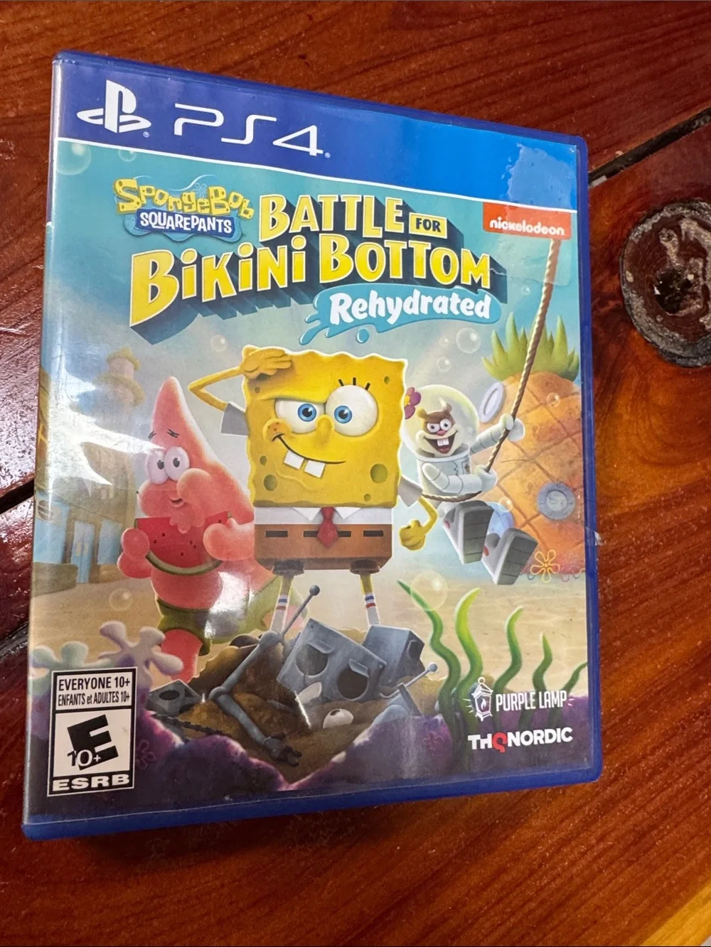SpongeBob SquarePants: Battle for Bikini Bottom - Rehydrated (PS4) - Blue